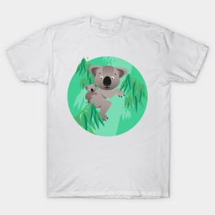 Animals in the nursery - koalas in the jungle T-Shirt